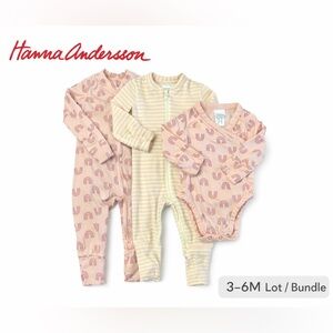 NWOT Hanna Andersson Baby Girl 3–6M Lot / Bundle